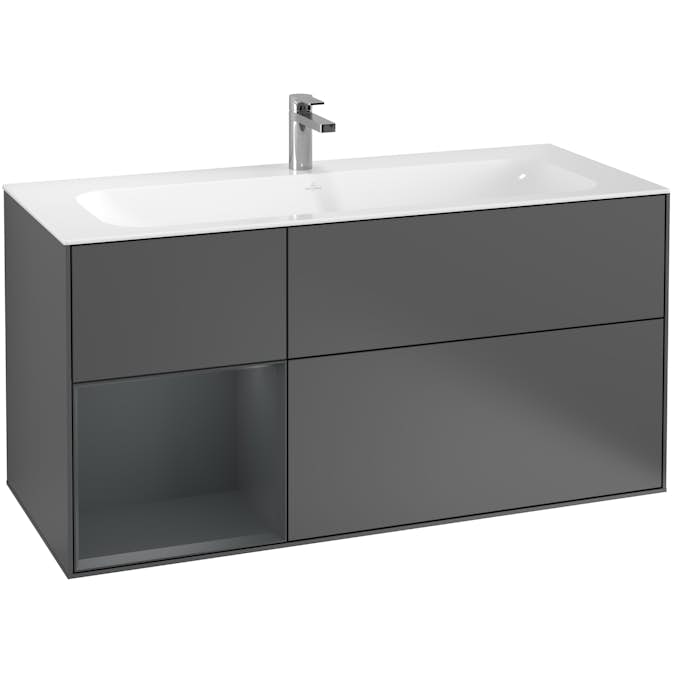 Tvättställsskåp Villeroy & Boch Finion med 3 Lådor och Hylla för Inbyggt Tvättställ