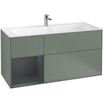 Tvättställsskåp Villeroy & Boch Finion med 3 Lådor och Hylla för Inbyggt Tvättställ