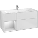 Tvättställsskåp Villeroy & Boch Finion med 3 Lådor och Hylla för Inbyggt Tvättställ