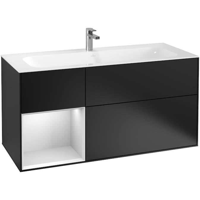 Tvättställsskåp Villeroy & Boch Finion med 3 Lådor och Hylla för Inbyggt Tvättställ