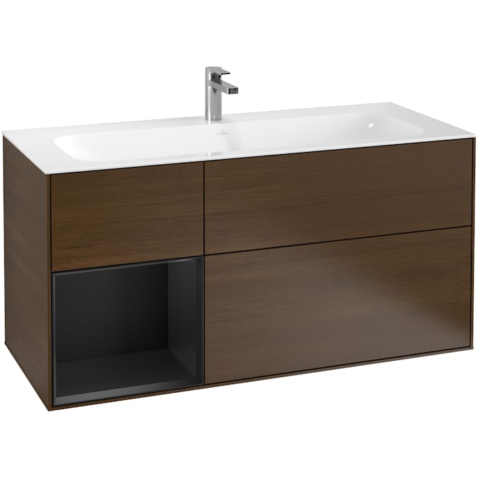 Tvättställsskåp Villeroy & Boch Finion med 3 Lådor och Hylla för Inbyggt Tvättställ