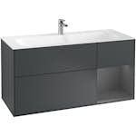 Tvättställsskåp Villeroy & Boch Finion med 3 Lådor och Hylla för Inbyggt Tvättställ