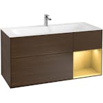 Tvättställsskåp Villeroy & Boch Finion med 3 Lådor och Hylla för Inbyggt Tvättställ