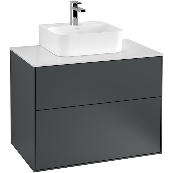 Tvättställsskåp Villeroy & Boch Finion med 2 Lådor och Bänkskiva för Kompakt Tvättställ