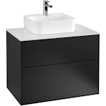 Tvättställsskåp Villeroy & Boch Finion med 2 Lådor och Bänkskiva för Kompakt Tvättställ