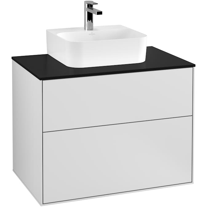 Tvättställsskåp Villeroy & Boch Finion med 2 Lådor och Bänkskiva för Kompakt Tvättställ