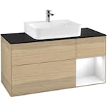 Tvättställsskåp Villeroy & Boch Finion med 3 Lådor Hylla och Bänkskiva för Centrerat Tvättställ