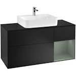 Tvättställsskåp Villeroy & Boch Finion med 3 Lådor Hylla och Bänkskiva för Centrerat Tvättställ