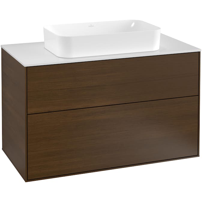 Tvättställsskåp Villeroy & Boch Finion med 2 Lådor och Bänkskiva för Fristående Tvättställ