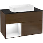 Tvättställsskåp Villeroy & Boch Finion med 2 Lådor Hylla och Bänkskiva för Fristående Tvättställ