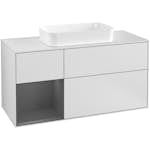 Tvättställsskåp Villeroy & Boch Finion med 3 Lådor Hylla och Bänkskiva för Fristående Tvättställ