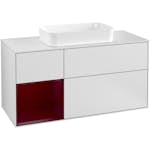 Tvättställsskåp Villeroy & Boch Finion med 3 Lådor Hylla och Bänkskiva för Fristående Tvättställ
