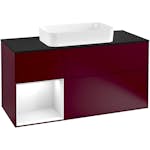 Tvättställsskåp Villeroy & Boch Finion med 3 Lådor Hylla och Bänkskiva för Fristående Tvättställ