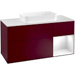 Tvättställsskåp Villeroy & Boch Finion med 3 Lådor Hylla och Bänkskiva för Fristående Tvättställ
