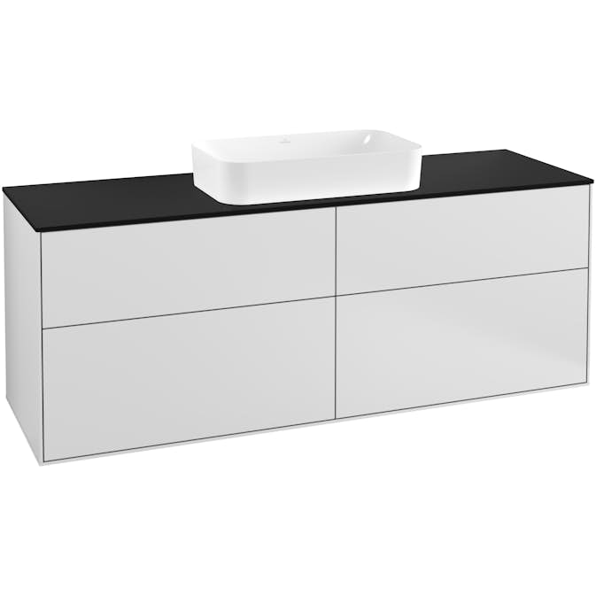 Tvättställsskåp Villeroy & Boch Finion med 4 Lådor och Bänkskiva för Fristående Tvättställ