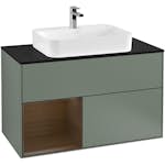 Tvättställsskåp Villeroy & Boch Finion med 2 Lådor Hylla och Bänkskiva för Ytmonterat Tvättställ