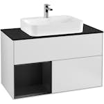 Tvättställsskåp Villeroy & Boch Finion med 2 Lådor Hylla och Bänkskiva för Ytmonterat Tvättställ