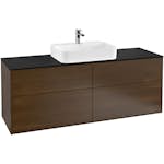 Tvättställsskåp Villeroy & Boch Finion med 4 Lådor och Bänkskiva för Ytmonterat Tvättställ