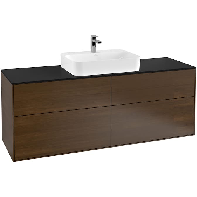 Tvättställsskåp Villeroy & Boch Finion med 4 Lådor och Bänkskiva för Ytmonterat Tvättställ