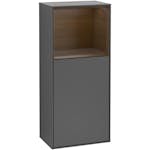 Väggskåp Villeroy & Boch Finion med 1 Dörr och Öppen Hylla Uppe 418 mm