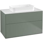 Tvättställsskåp Villeroy & Boch Finion med 2 Lådor och Bänkskiva för Fristående Tvättställ