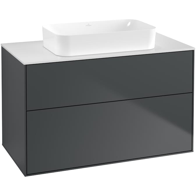 Tvättställsskåp Villeroy & Boch Finion med 2 Lådor och Bänkskiva för Fristående Tvättställ
