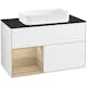 Tvättställsskåp Villeroy & Boch Finion med 2 Lådor Hylla och Bänkskiva för Fristående Tvättställ