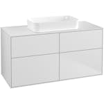 Tvättställsskåp Villeroy & Boch Finion med 4 Lådor och Bänkskiva för Fristående Tvättställ
