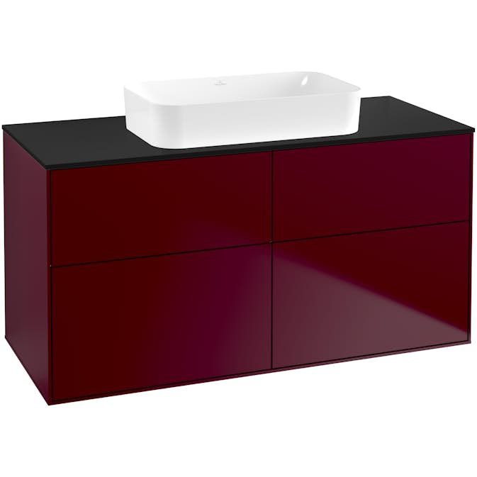 Tvättställsskåp Villeroy & Boch Finion med 4 Lådor och Bänkskiva för Fristående Tvättställ