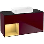 Tvättställsskåp Villeroy & Boch Finion med 3 Lådor Hylla och Bänkskiva för Fristående Tvättställ