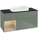 Tvättställsskåp Villeroy & Boch Finion med 3 Lådor Hylla och Bänkskiva för Fristående Tvättställ