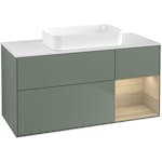 Tvättställsskåp Villeroy & Boch Finion med 3 Lådor Hylla och Bänkskiva för Fristående Tvättställ