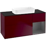 Tvättställsskåp Villeroy & Boch Finion med 3 Lådor Hylla och Bänkskiva för Fristående Tvättställ
