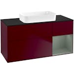 Tvättställsskåp Villeroy & Boch Finion med 3 Lådor Hylla och Bänkskiva för Fristående Tvättställ