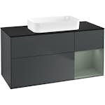 Tvättställsskåp Villeroy & Boch Finion med 3 Lådor Hylla och Bänkskiva för Fristående Tvättställ