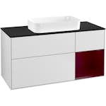 Tvättställsskåp Villeroy & Boch Finion med 3 Lådor Hylla och Bänkskiva för Fristående Tvättställ