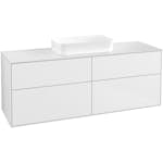 Tvättställsskåp Villeroy & Boch Finion med 4 Lådor och Bänkskiva för Fristående Tvättställ