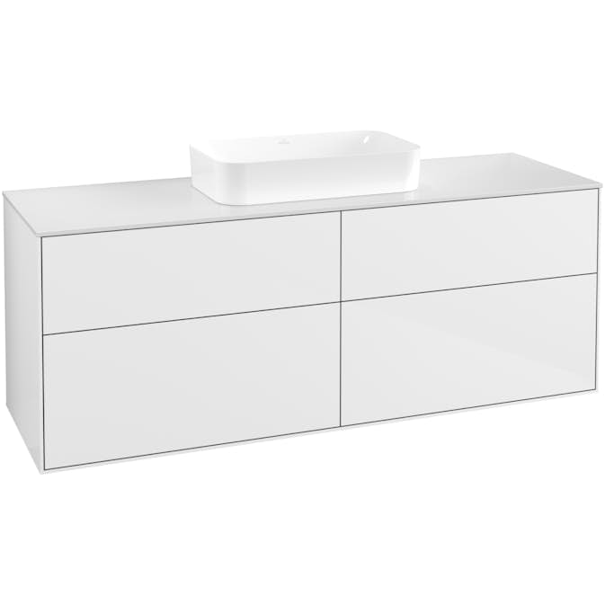 Tvättställsskåp Villeroy & Boch Finion med 4 Lådor och Bänkskiva för Fristående Tvättställ
