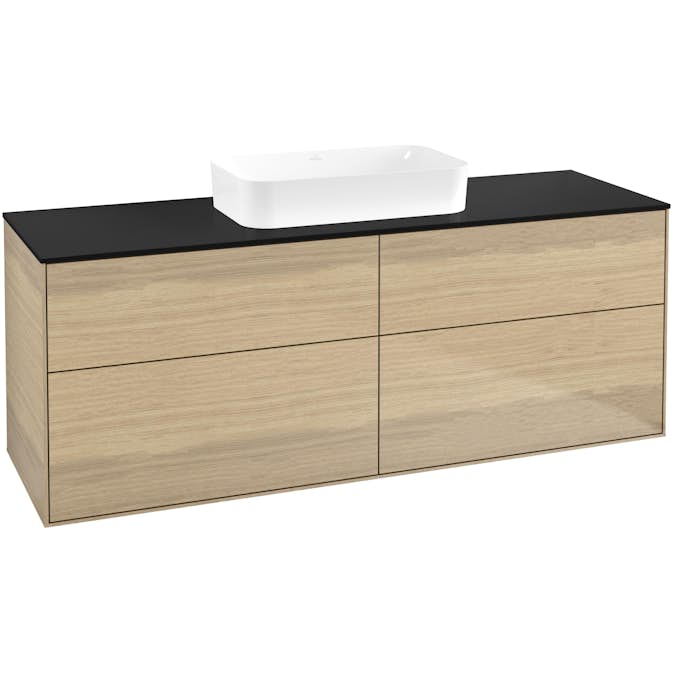 Tvättställsskåp Villeroy & Boch Finion med 4 Lådor och Bänkskiva för Fristående Tvättställ