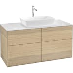Tvättställsskåp Villeroy & Boch Finion med 4 Lådor och Bänkskiva för Fristående Tvättställ från Artis & Collaro