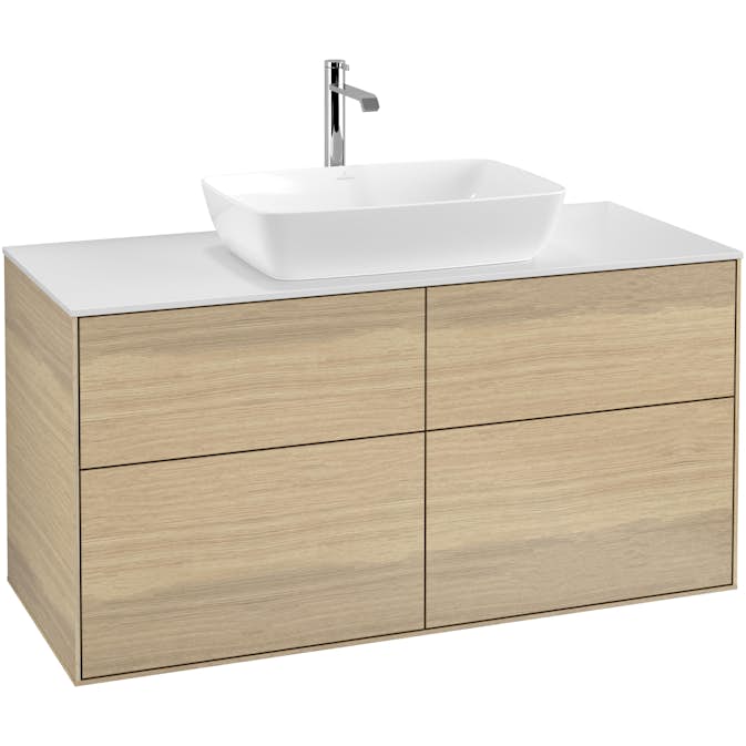 Tvättställsskåp Villeroy & Boch Finion med 4 Lådor och Bänkskiva för Fristående Tvättställ från Artis & Collaro