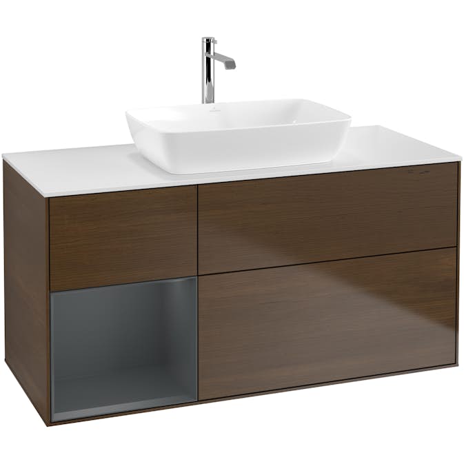 Tvättställsskåp Villeroy & Boch Finion med 3 Lådor Hylla och Bänkskiva för Fristående Tvättställ från Artis & Collaro