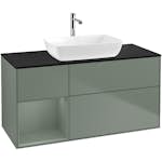 Tvättställsskåp Villeroy & Boch Finion med 3 Lådor Hylla och Bänkskiva för Fristående Tvättställ från Artis & Collaro