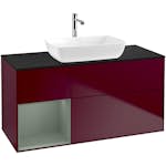 Tvättställsskåp Villeroy & Boch Finion med 3 Lådor Hylla och Bänkskiva för Fristående Tvättställ från Artis & Collaro