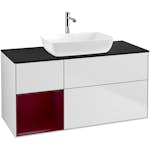 Tvättställsskåp Villeroy & Boch Finion med 3 Lådor Hylla och Bänkskiva för Fristående Tvättställ från Artis & Collaro