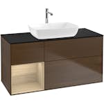 Tvättställsskåp Villeroy & Boch Finion med 3 Lådor Hylla och Bänkskiva för Fristående Tvättställ från Artis & Collaro