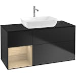 Tvättställsskåp Villeroy & Boch Finion med 3 Lådor Hylla och Bänkskiva för Fristående Tvättställ från Artis & Collaro