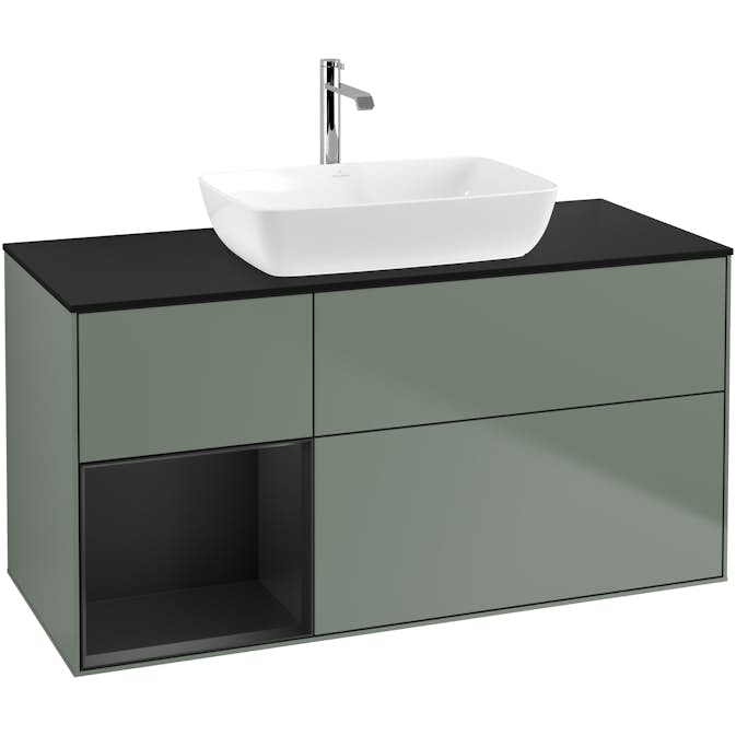 Tvättställsskåp Villeroy & Boch Finion med 3 Lådor Hylla och Bänkskiva för Fristående Tvättställ från Artis & Collaro