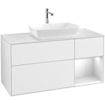 Tvättställsskåp Villeroy & Boch Finion med 3 Lådor Hylla och Bänkskiva för Fristående Tvättställ från Artis & Collaro