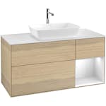 Tvättställsskåp Villeroy & Boch Finion med 3 Lådor Hylla och Bänkskiva för Fristående Tvättställ från Artis & Collaro